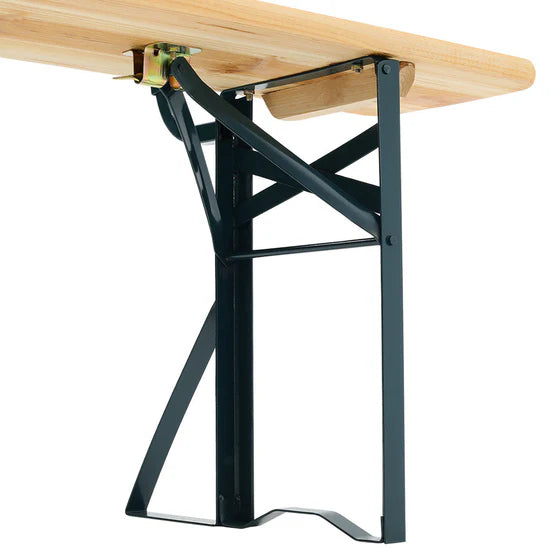 Lot de 2 Bancs de Jardin Pliants avec Dossier en Bois de Cèdre – Chaises de Bar Extérieures